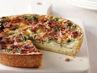 Photo de la Recette: Quiche aux Champignons et au Bacon Croûte de Quinoa