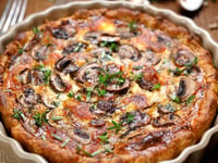 Photo de la Recette: Quiche aux Champignons