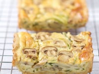 Photo de la Recette: Quiche aux Courgettes et Champignons