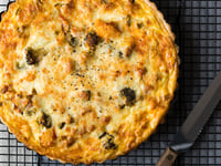 Photo de la Recette: Quiche aux Légumes et au Fromage