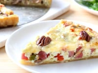 Photo de la Recette: Quiche de Pays au Jambon et au Riz Sauvage