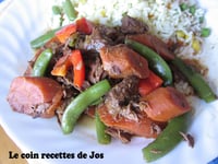 Photo de la Recette: RAGOÛT DE BOEUF AUX LÉGUMES ET GINGEMBRE (MIJOTEUSE)