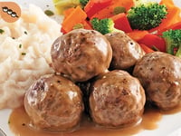 Photo de la Recette: Ragoût de Boulettes « maison » de Veau de Grain du Québec