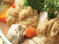 Photo de la Recette: Ragoût de Poulet avec Dumplings Infaillibles