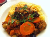 Photo de la Recette: Ragoût aux Olives et Chorizo