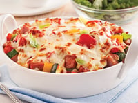 Photo de la Recette: Ratatouille au Jambon Gratinée