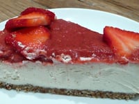 Photo de la Recette: Raw Cheesecake aux Fraises