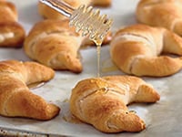 Photo de la Recette: Croissants à la Crème au Miel