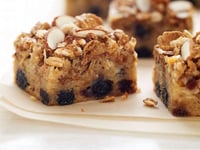 Photo de la Recette: Barres aux Bleuets et aux Amandes