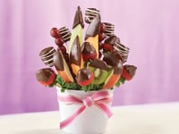 Photo de la Recette: Bouquet de Fruits Trempés dans le Chocolat