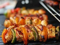 Photo de la Recette: Brochette de Porc et Poivron au Barbecue