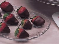 Photo de la Recette: Fraises Enrobées Aux Chocolat Crémeux