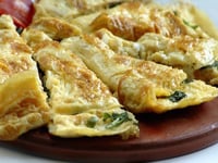 Photo de la Recette: Omelette aux Épinards