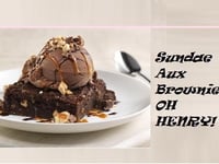 Photo de la Recette: Sundae Aux Brownies OH HENRY!