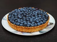 Photo de la Recette: Tarte aux Myrtilles sans Crème, au Naturel