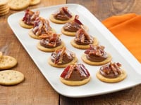 Photo de la Recette: Entrées au Chocolat Beurre D'arachides et Bacon