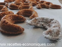 Photo de la Recette: Demi Lunes à la Vanille
