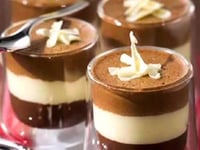 Photo de la Recette: Facile de Verrine aux 3 Chocolats