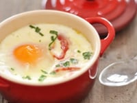 Photo de la Recette: Oeufs Cocotte à la Portugaise Rapide