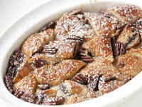 Photo de la Recette: Pouding au Pain Nutella