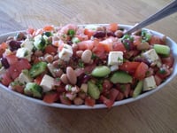 Photo de la Recette: Salade de Légumineuses à la Grecque