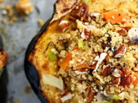 Photo de la Recette: Courge Farcie au Couscous Légumes et Noix de Pécan