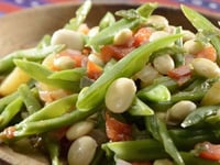 Photo de la Recette: Végétarienne Salade de Lupins et Haricots Verts