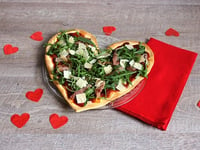 Photo de la Recette: Repas de Saint-Valentin en 30min Pizza D'amour