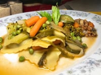 Photo de la Recette: Rigatoni de Boeuf avec Légumes et Lentilles