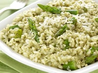 Photo de la Recette: Risotto au Pesto et aux Asperges