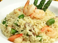 Photo de la Recette: Risotto aux Asperges, Crevettes et Champignons