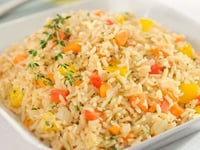 Photo de la Recette: Riz Brun aux Légumes et Orzo Pilaf