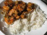 Photo de la Recette: Riz et Crevettes Saucées