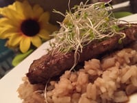 Photo de la Recette: Riz et Steak de Boeuf