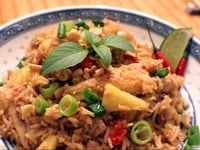 Photo de la Recette: Riz Frit Thaï au Poulet