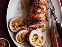 Photo de la Recette: Rôti de Porc Farci à la Pomme et au Bacon