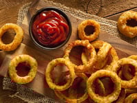 Photo de la Recette: Rondelles D’oignon Cuites au Four