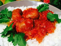 Photo de la Recette: ROUGAIL DE SAUCISSES