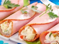 Photo de la Recette: Roulé de Jambon à la Mayonnaise