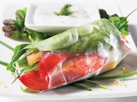 Photo de la Recette: Rouleaux de Printemps au Homard