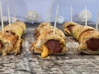 Photo de la Recette: Roulé Saucisses Fromage