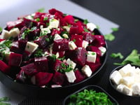 Photo de la Recette: Salade de Betteraves et Fromage Feta