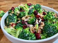 Photo de la Recette: Salade de Brocoli, Canneberges et Bacon