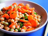 Photo de la Recette: Salade de Carottes aux Pois Chiches