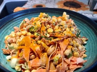 Photo de la Recette: Salade de Carottes Râpées et Maïs en Grain