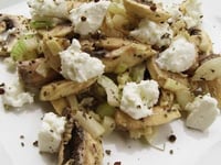 Photo de la Recette: Salade de Champignons Blancs de Paris au Fromage Frais pur Chèvre