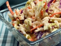Photo de la Recette: Salade de Chou Crémeuse Épicée
