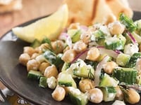 Photo de la Recette: Salade de Concombre et de Pois Chiches