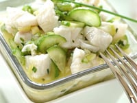 Photo de la Recette: Salade de Concombres au Chèvre