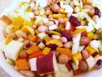 Photo de la Recette: Salade de Légumineuses aux Pommes
